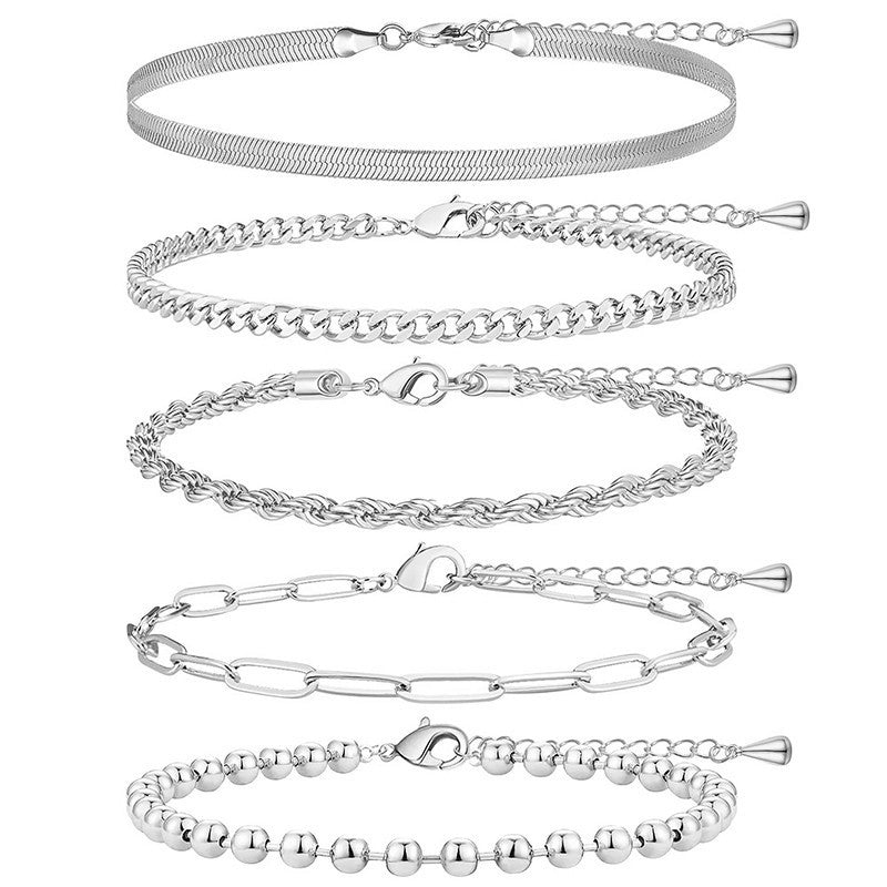 Wholesale 14K 10PCS Gold Plated Exquisite Bracelets